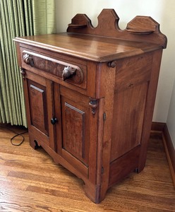 Antique Walnut Victorian Commode