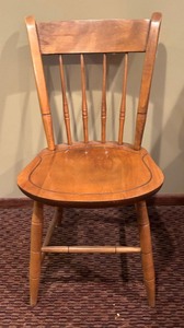 Vintage Wooden Accent Chair