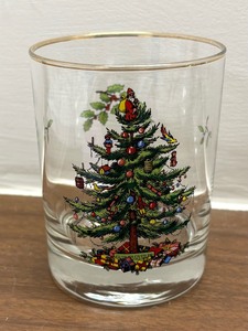 8 Spode Christmas Tree Lowball Tumblers