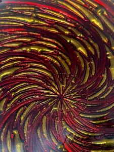 Beautiful Decorative Shallow Swirled Bowl