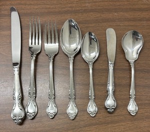 Vintage Queens Fancy Flatware Grouping