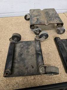 Snowmobile dollies and Artic Cat snowmobile cover