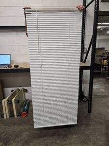 2 34 vinyl mini blinds almond color