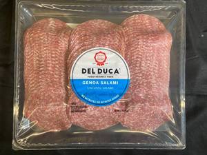 lot 152 image: B - Delduca Genoa Salami Uncured - 18Oz