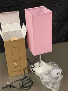 AK 4    Pink Table Lamp