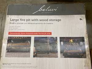 A 3,4     Large Fire PIt with Wood Storage                                           ()