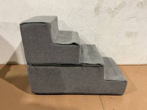 lot 155 image: EHEYCIGA Dog Stairs for Bed, 4-Step Dog Steps for High Bed
