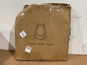 lot 180 image: Pop Up Bubble Clear Tent, 6 Panels 4-8 Person Party Tent Screen House