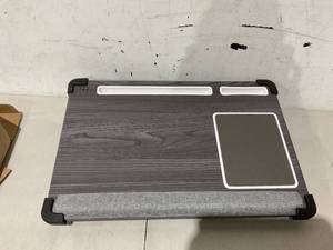 lot 272 image: HUANUO Lap Laptop Desk  Fits up to 17 inches Laptop Desk, Built in Mouse Pad & Wrist Pad