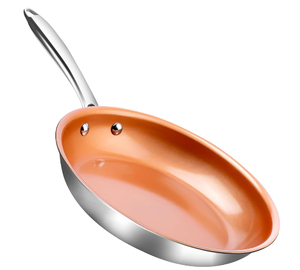 lot 204 image: Gotham Steel Stainless Steel Premium 14 Frying Pan