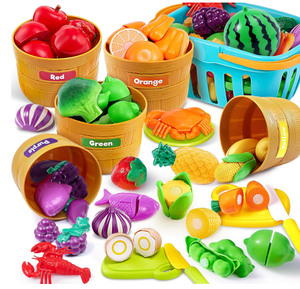 lot 205 image: JOYIN Color Sorting Play Food Set