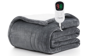lot 228 image: Homemate Heated Blanket Electric Throw - 72x84