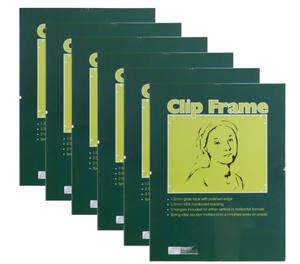 lot 233 image: Ambiance Gallery Clip Frame - 16x20-6 Pack of Modern Low-Profile Invisible Minimalist Picture Frames