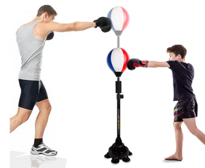 lot 306 image: Adults Child Punching Speed Ball, Telescopic Height Adjustable
