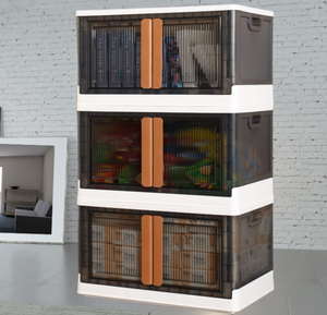 lot 323 image: Folding Storage Box - Large Plastic Storage Bins