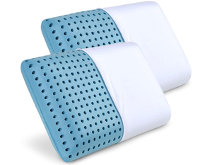 lot 334 image: Pharmedoc Cooling Memory Foam Pillows, 2 Pack