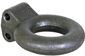 lot 401 image: Zinc Plated Forged Steel Tow Eye, 3 ID, 10 Ton Towing Eye, Pintle Hook Hitch Lunette Ring for Adjustable Channel Bracket, MGTW 20,000lbs