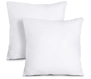 lot 436 image: Utopia Bedding Throw Pillows Insert (Pack of 2, White) - 26 x 26 Inches
