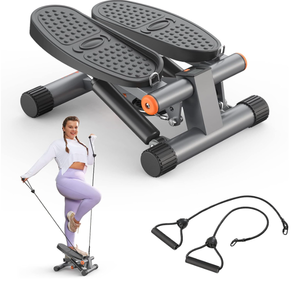 lot 445 image: Niceday Steppers for Exercise, Stair Stepper with Resistance Bands