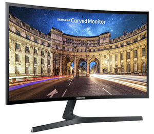lot 3 image: SAMSUNG 27 CF39 Series FHD 1080p Curved Computer Monitor