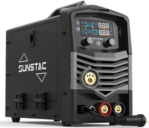 lot 7 image: 200A MIG Welder,110V220V Dual Voltage 5 in 1 Multifunctional Aluminum Welding Machine