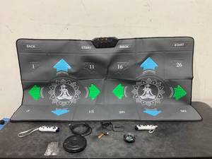 lot 49 image: Dance Mat for Kids and Adults - Double User Wireless Dancing Mat, Exercise & Fitness Dance Step Pad Game for TV