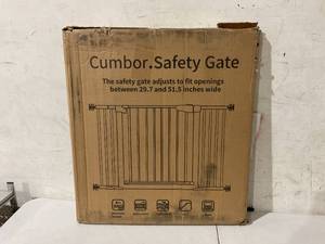 lot 493 image: Cumbor 29.7-40.6 Baby Gate for Stairs
