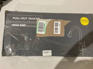 lot 499 image: Kitchen Faucets with Pull Down Sprayer & 4 Spray Modes