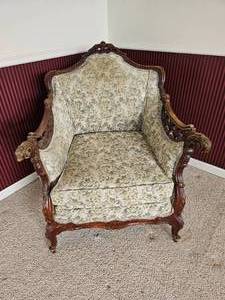 Vintage Chippendale Armchair