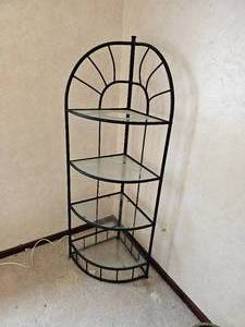 Contemporary Open Curio Shelf