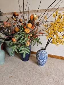 Variety Grouping of Faux Silk Plants