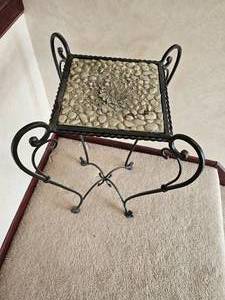 Scrolled Iron Plant Pedestal