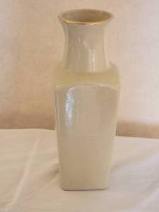 Fine Japanese Ceramic Floral Vase - Square