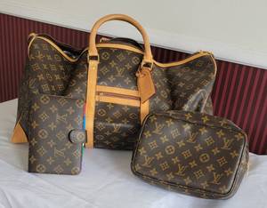 Designer Inspired Travel Collection  Duffle  Daytimer  Trousse Pochette