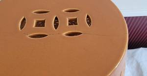 Reticulated Umber Garden Seat Stool as