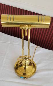 Brass Adjustable Arm Desk Lamp