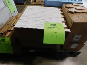 lot 27 image: 24 x 24 Ledge Stone PVC Seamless 3D Wall Panels in White 240 S.F