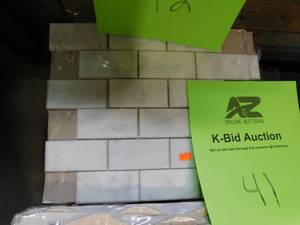 lot 41 image: 12 x 12 Backsplash Tile x 16