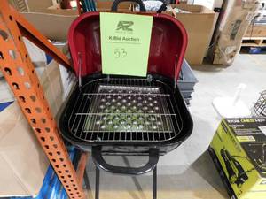 lot 53 image: Americana Walk-A-Bout Portable Red Charcoal Grill