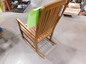 lot 55 image: Wood Rocking Chair