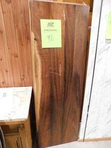 lot 98 image: Hampton Bay 6 ft. L x 25 in. D Finished Saman Solid Wood Butcher Block Countertop With Live Edge