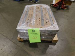 lot 122 image: Daltile Laurelwood Smoke 8 in. x 47 in. Color Body Porcelain Floor and Wall Tile (243 sq.ft.)