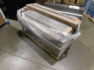 lot 131 image: Daltile Laurelwood Smoke 8 in. x 47 in. Color Body Porcelain Floor and Wall Tile (471 sq.ft.)