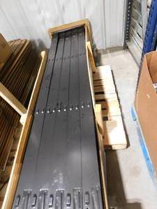 lot 163 image: Colmet 8 ft. x 4 in. 14-Gauge Black Steel Landscape Edging (150)