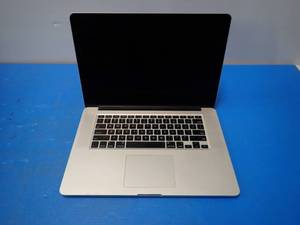 lot 35 image: Apple&nbspMacBookPro10,1 A1398 &nbspINTEL CORE I7-3820QM 2.7 Ghz  16GB DDR3 SDRAM  500GB SSD  15.4 screen with 2880 x 1800 Resolution  NO Battery  Includes IOS  Includes Charger 