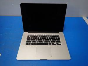 lot 37 image: Apple&nbspMacBook Pro A1398 &nbspINTEL(R) CORE(TM) I7-4750HQ CPU  2.00GHZ  16GB RAM  500GB SSD  15 screen with 1920 x 1080 HD Resolution  Includes IOS and Charger &nbspCrack Across Screen, 