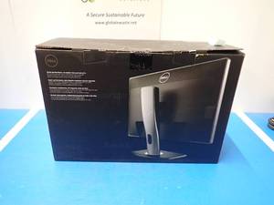 lot 59 image: Dell U2412M LCD Monitor  24 screen with 1920 x 1200 Resolution  Includes Cables and Stand
