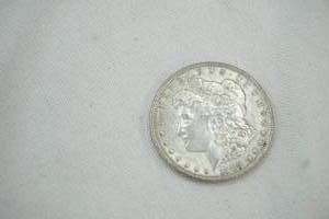 lot 1 image: 1889 Morgan Liberty Dollar