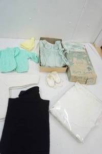 lot 51 image: Vintage Baby Cloths
