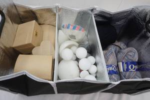 lot 86 image: Black Bag with Craft Supplies